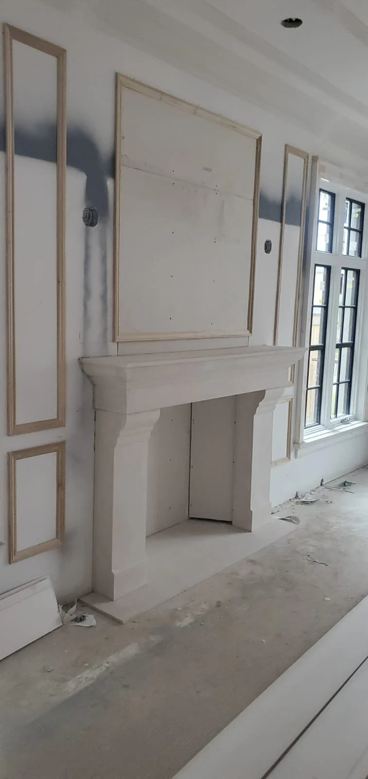 Fireplace Mantel Surround (Cast Stone) 1147.556 GS