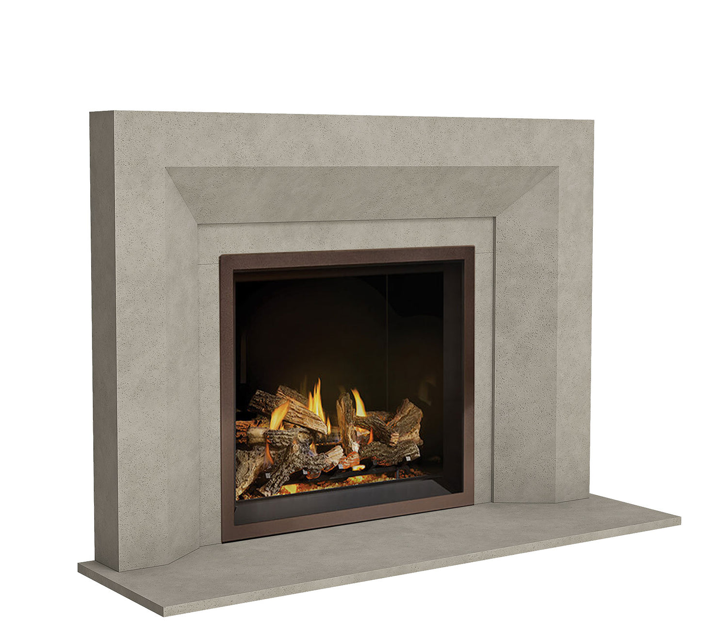 Fireplace Mantel Surround (Cast Stone) 4143.12-GS